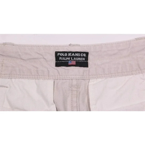 Polo Jeans Ralph Lauren Vintage Oversized Cotton Cargo Military Pants 32x25 - Picture 8 of 9